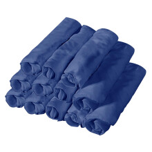 12 Pcs Face Cradle Covers Massage Table Headrest Covers Reusable Headrest Sheets Blue