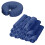 12 Pcs Face Cradle Covers Massage Table Headrest Covers Reusable Headrest Sheets Blue 7