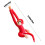 Macaco de pelúcia vermelho de 71 cm (28 polegadas), brinquedo de braço comprido, bichinho de pelúcia macio, decoração para pendurar no quarto 7