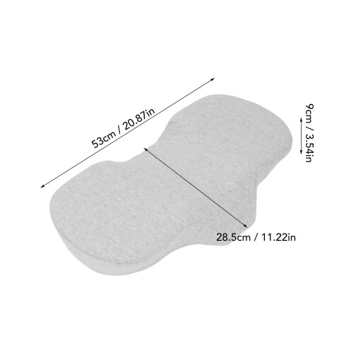 Eyelash Extension Pillow Memory Foam U Shape Neck Support Light Gray 1