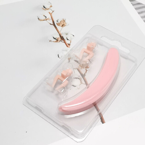 Ensemble de 3 séparateurs de cils en silicone réutilisables, couleur rose rouge 2