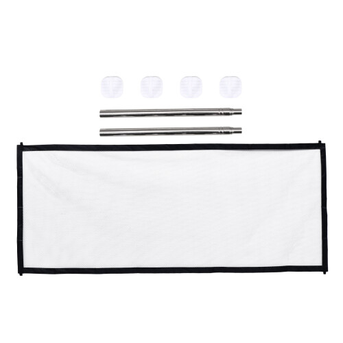 3Pcs Black Folding Pet Fence Protective Isolation Rail for Home Pets