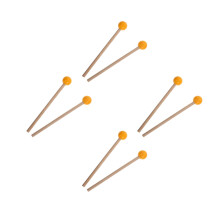 4Paren Paar Drum Mallets Hout Rubber Voor Marimba En Xylofoon