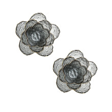 6St Glasschalen Grijs Bloemvormige Kom Voor Fruit Salade En Dessert