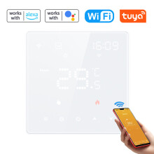 Contrôleur de température numérique WiFi avec écran tactile 86x86x40mm