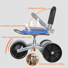 Garden Rolling Stool with Wheels