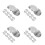 40Pièces Tactiles 304 Inox Argent Usage Rues Stations 6