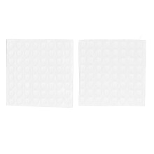 Butoirs en caoutchouc transparent auto-adhésifs, ultra-silencieux, élastiques, fins et faciles à installer. Protection murale et de meubles,