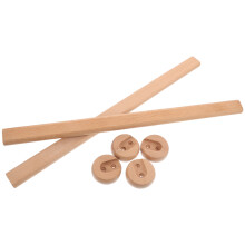 2Sets Khaki Kledingstang Met Duurzaam Voor Garderobe