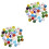 76Pcs Glass Marbles Sets Durable Decorative Balls for Vase 1