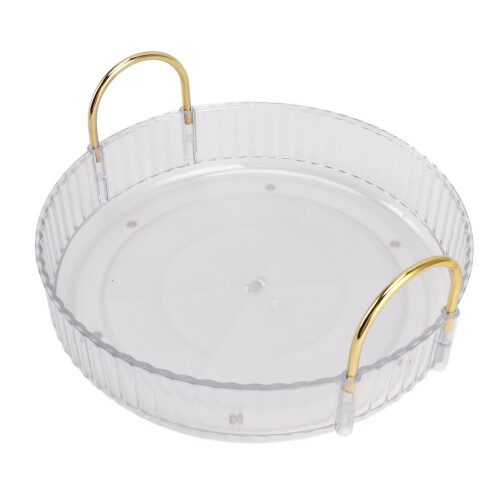Drehorganizer Kosmetik, weiß, rund 2