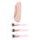Silicone Makeup Brush Holder Set with 3 Solid Wood Brushes, Portable Dustproof 13