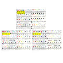 6Stk Piano Sticker PVC Mehrfarbig Für Klavier Zubehör