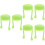 6Pièces Support Gouttes Oculaires Silicone Vert Durable Et Pratique 8