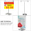 2Pièces Porte-Affiche Réglable Inox Argent Clip Sécurisé 8