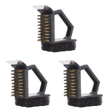 3Stk Bbq Pinsel Mit Messingborsten Und Ergonomischem Griff