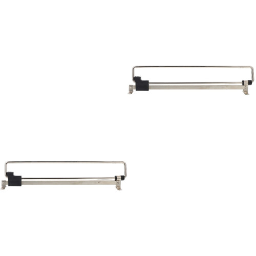 2Sets Erweiterbarer Kleiderbügel-Organizer Aus Kunststoff Und 2