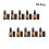 10Stk Braune Reise Flasche Geruchsneutral Sicher 8