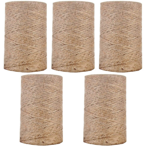 5 Bastelschnur Hellbraun Seil Für Verpackung & Deko 2
