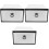 3Pcs Easy Assembly Transparent Plastic Shoes Holder Drawer Type 3