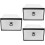3Pcs Easy Assembly Transparent Plastic Shoes Holder Drawer Type 6