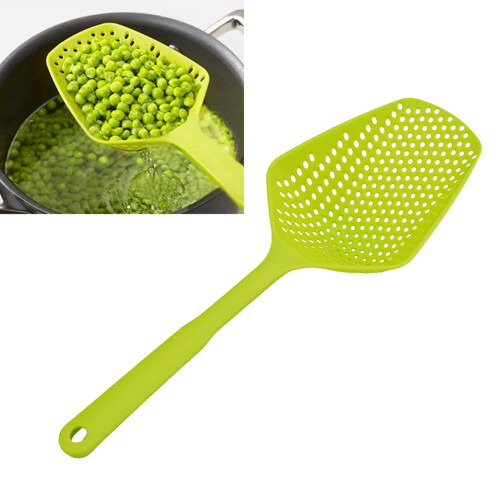 PP Plastic Scoop Colander 60g Green Multi-Functional Kitchen Tool