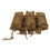 Outdoor Triple Molle Mag Pouch 9mm OpenShort Brown 4