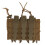 Outdoor Triple Molle Mag Pouch 9mm OpenShort Brown 6