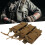 Outdoor Triple Molle Mag Pouch 9mm OpenShort Brown 13
