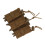 Outdoor Triple Molle Mag Pouch 9mm OpenShort Brown 14