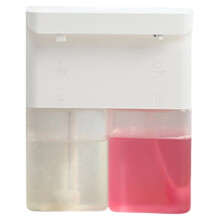 600ml Automatic Foam Soap Dispenser Double- Touchless Rechargeable 3-Level Adjustable Induction Sensor for Kitchen