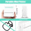 C19  Print Portable Thermal Printer Photo Pocket Thermal Label Printer 58mm Printing Wireless 4