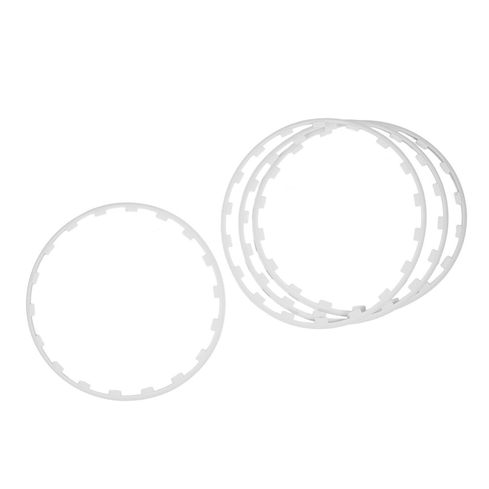 Tesla Model 3 18In Rim Protector 4Pcs White 7055741606427