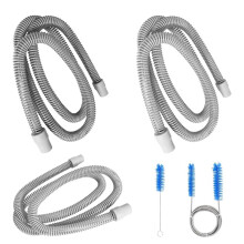 3 Pack 6 Foot CPAP Hose Replacements for  AirSense 10, 11 & Most CPAP/APAP Machines with Cleaning Brush