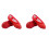 2Paare Tanzschuhe Langlebigem Material Mit Rutschfester Sohle 1