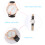 2Stk Freizeit Uhr Digitalband Verstellbar Alloy Kinder 8