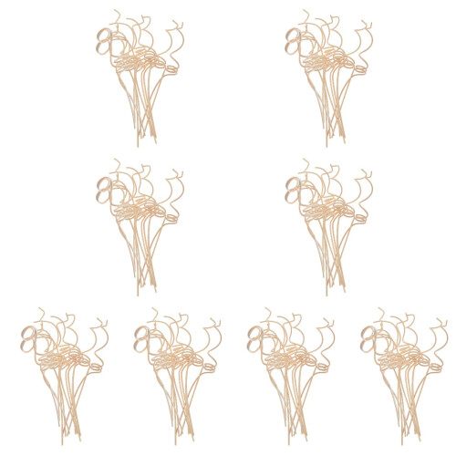 8Sets Handgemachte Rattan Duftstäbchen Beige Für Duftöl Diffusor 2