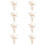8Sets Handgemachte Rattan Duftstäbchen Beige Für Duftöl Diffusor 10