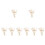 8Sets Handgemachte Rattan Duftstäbchen Beige Für Duftöl Diffusor 11