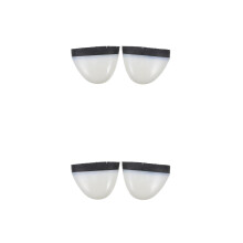 2Paires Protections Orteils Blanches Pour Chaussures Travail