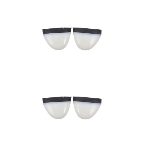 2Paires Protections Orteils Blanches Pour Chaussures Travail