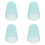 4Pcs Sky-Blue Silicone Saxophone Cap Protective Cover Lightweight Case 5