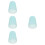 4Pcs Sky-Blue Silicone Saxophone Cap Protective Cover Lightweight Case 7