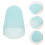 4Pcs Sky-Blue Silicone Saxophone Cap Protective Cover Lightweight Case 9