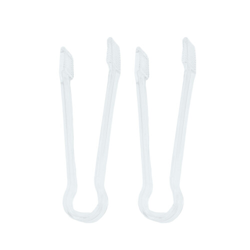 6Pièces Pinces De Service Transparente Pour Cuisine, Glace Aliments 1