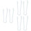 6Pièces Pinces De Service Transparente Pour Cuisine, Glace Aliments 6
