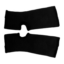 Chaussettes de soutien pour la cheville 1 paire M noir respirant
