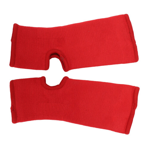 Breathable Ankle Brace Socks L Red, Comfortable Compression Sleeve