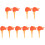 10Pièces Torches En Feutre Multi Couleurs Décoration 1