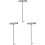 3Pièces Crochets Levage Couvercle Trappe Inoxydable Argenté 1